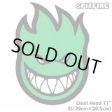画像: Spitfire Wheels  Devil Head 11" Sticker Green
