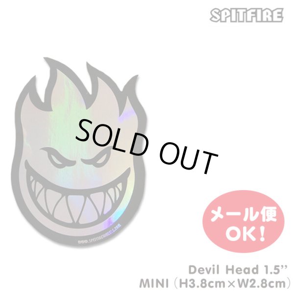 画像1: Spitfire Wheels  Devil Head 1.5" Sticker Prism