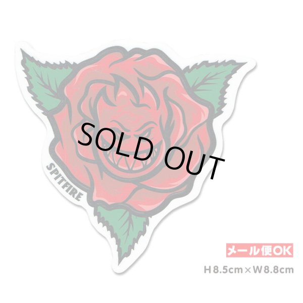 画像1: Spitfire Wheels Big Rose Sticker 【メール便OK】