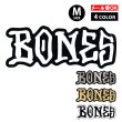 画像1: BONES WHEELS LOGO Sticker Mサイズ 【全4色】