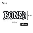 画像3: BONES WHEELS LOGO Sticker Mサイズ 【全4色】