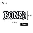 画像3: BONES WHEELS LOGO Sticker Lサイズ 【全4色】