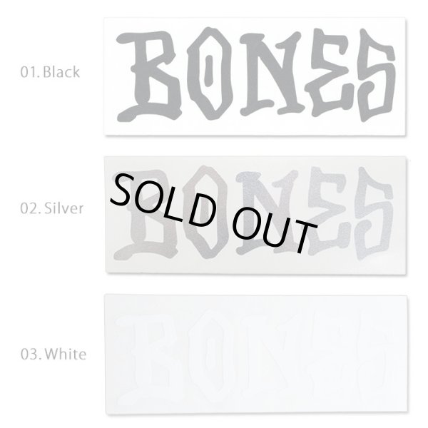 画像2: BONES WHEELS Thermal Vinyl Bones LOGO Sticker 【全3色】