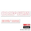 画像1: BONES SWISS BEARING LOGO Stencil Sticker 【全2色】