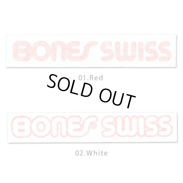 画像2: BONES SWISS BEARING LOGO Stencil Sticker 【全2色】