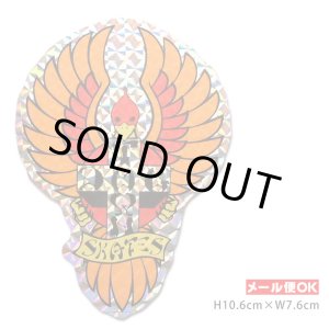画像: Dogtown Skateboards Prismatic 70's Bigfoot Sticker 4inch (Orange)