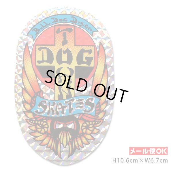 画像1: Dogtown Skateboards Prismatic 70's Bull Dog Sticker 4inch