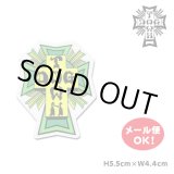 画像: Dogtown Skateboards Cross Logo Die Cut sticker 2inch (Green) 【メール便OK】