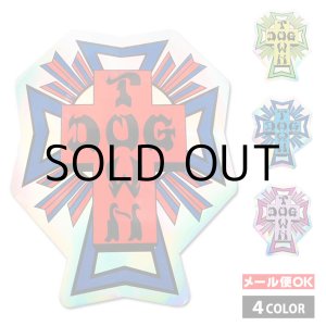 画像: Dogtown Skateboards Foil Cross Logo Sticker 4inch【全4種】