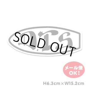 画像: Dogtown Skateboards DTS Sticker 6inch (Black/white) 【メール便OK】