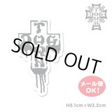 画像: Dogtown Skateboards Stencil Drip Sticker 2inch (Black/White) 【メール便OK】