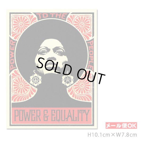 画像1: OBEY Sticker ＜POWER & EQUALITY＞ 【メール便OK】