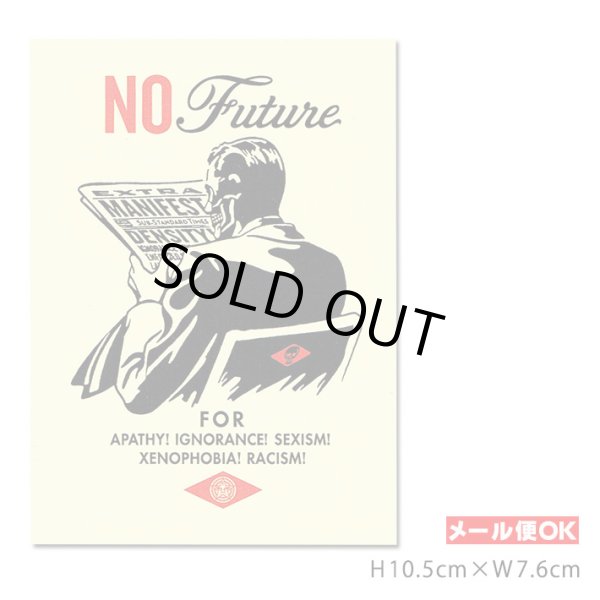 画像1: OBEY Sticker ＜NO Future＞ 【メール便OK】