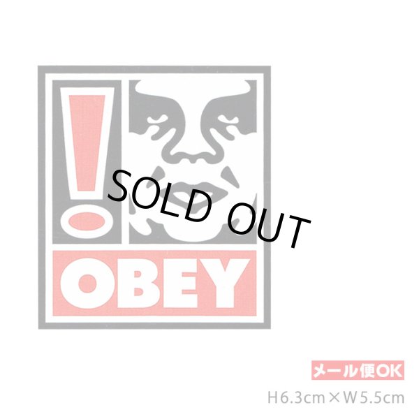 画像1: OBEY Sticker ＜OBEY EXCLAMATION LOGO＞ 【メール便OK】