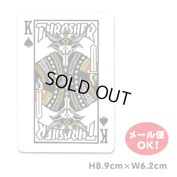 画像1: Thrasher trump card sticker 【メール便OK】