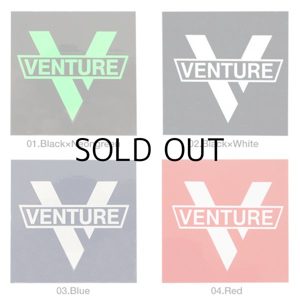 画像2: Venture Cross Bar Logo sticker 【メール便OK】
