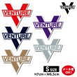 画像1: Venture Trucks Cross Bar sharp Diecut sticker S【メール便OK】