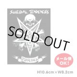 画像: SUICIDAL TENDENCIES Possessed 4.25inch Sticker（Black）