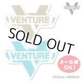 画像: Venture truck Cross Bar Diecut sticker M 【メール便OK】