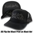 画像1: SUICIDAL TENDENCIES OG Flip Mesh Hat Black Print on Black