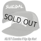 画像: SUICIDAL TENDENCIES OG Flip Up Mesh Hat SUICIDAL TENDENCIES×INFECTIOUS GROOVES Combo (Black)