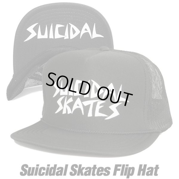 画像1: SUICIDAL Skates Flip Mesh Hat (Black)