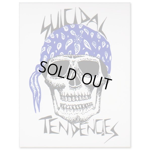 画像1: SUICIDAL TENDENCIES  Blue Bandana Sticker