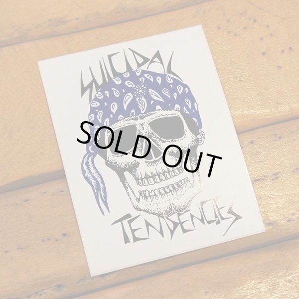 画像3: SUICIDAL TENDENCIES  Blue Bandana Sticker