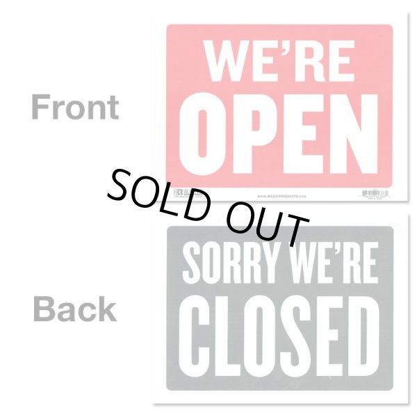 画像3: Sign Plate ［WE'RE OPEN/CLOSE］