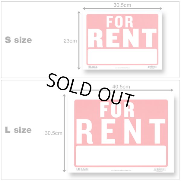 画像2: Sign Plate ［FOR RENT］