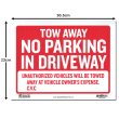 画像2: Sign Plate ［NO PARKING IN DRIVEWAY］S size