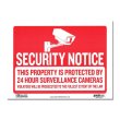 画像1: Sign Plate ［SECURITY NOTICE］