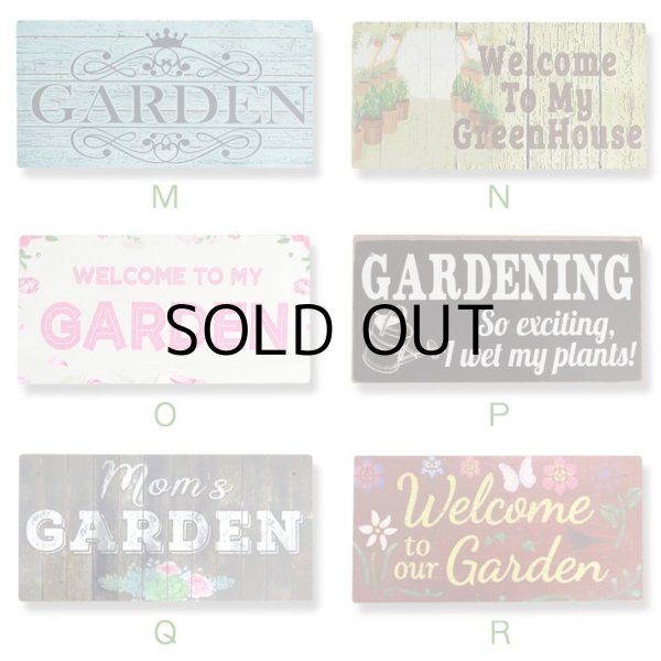 画像4: Garden Wooden Signplate【全18種】