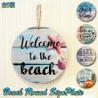 画像1: Beach Sign Round Shaped【全5種】