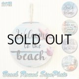 画像: Beach Sign Round Shaped【全5種】