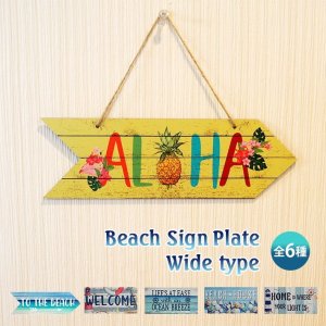 画像: Beach Sign wide type【全6種】