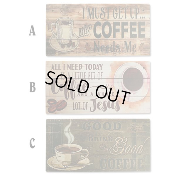 画像2: Cafe Wooden Hanging Signs【全3種】