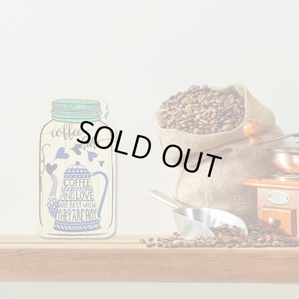画像4: Coffee Wooden Signs Mason Jar Shape【全4種】