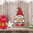 画像5: Christmas Wood Signs Gnome Shape【全3種】【メール便OK】