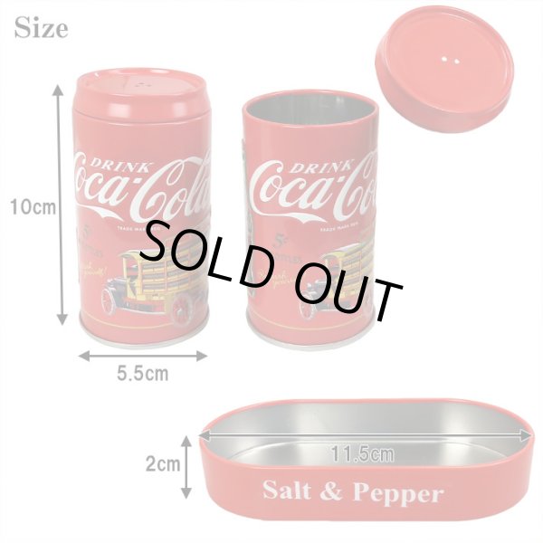 画像2: Coca-Cola Salt and Pepper Shaker