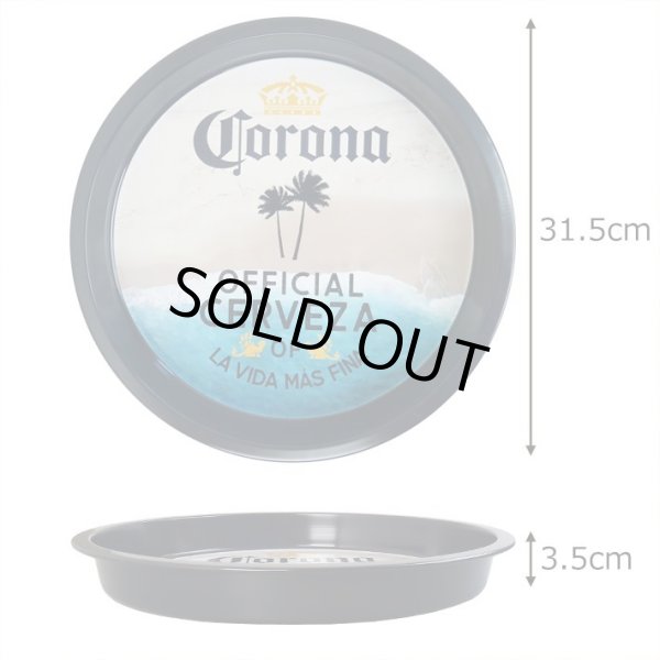 画像2: Corona Extra Round Tray Beach Scene