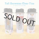 画像: Tall Snowman Clear Tins【全3種】