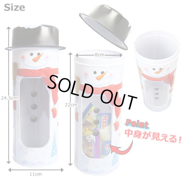 画像4: Tall Snowman Clear Tins【全3種】