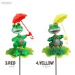 画像3: Yard Stake Frog with Umbrella【全4種】