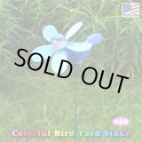 画像: Yard Stake Colorful Bird with Pinwheels【全8種】