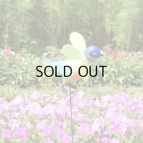 画像5: Yard Stake Colorful Bird with Pinwheels【全8種】