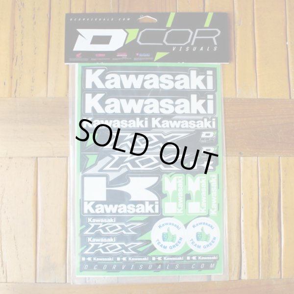 画像2: D'COR Kawasaki KXF Decal Sheet
