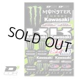 画像: D'COR Monster KAWASAKI Decal Sheet