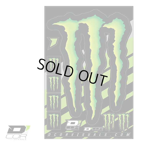 画像2: D'COR Monster Energy Claw 4mil Decal Sheet