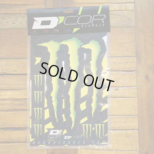 画像1: D'COR Monster Energy Claw 4mil Decal Sheet